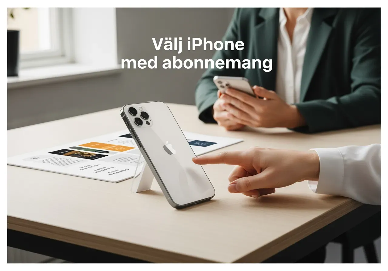 Välj iPhone med abonnemang