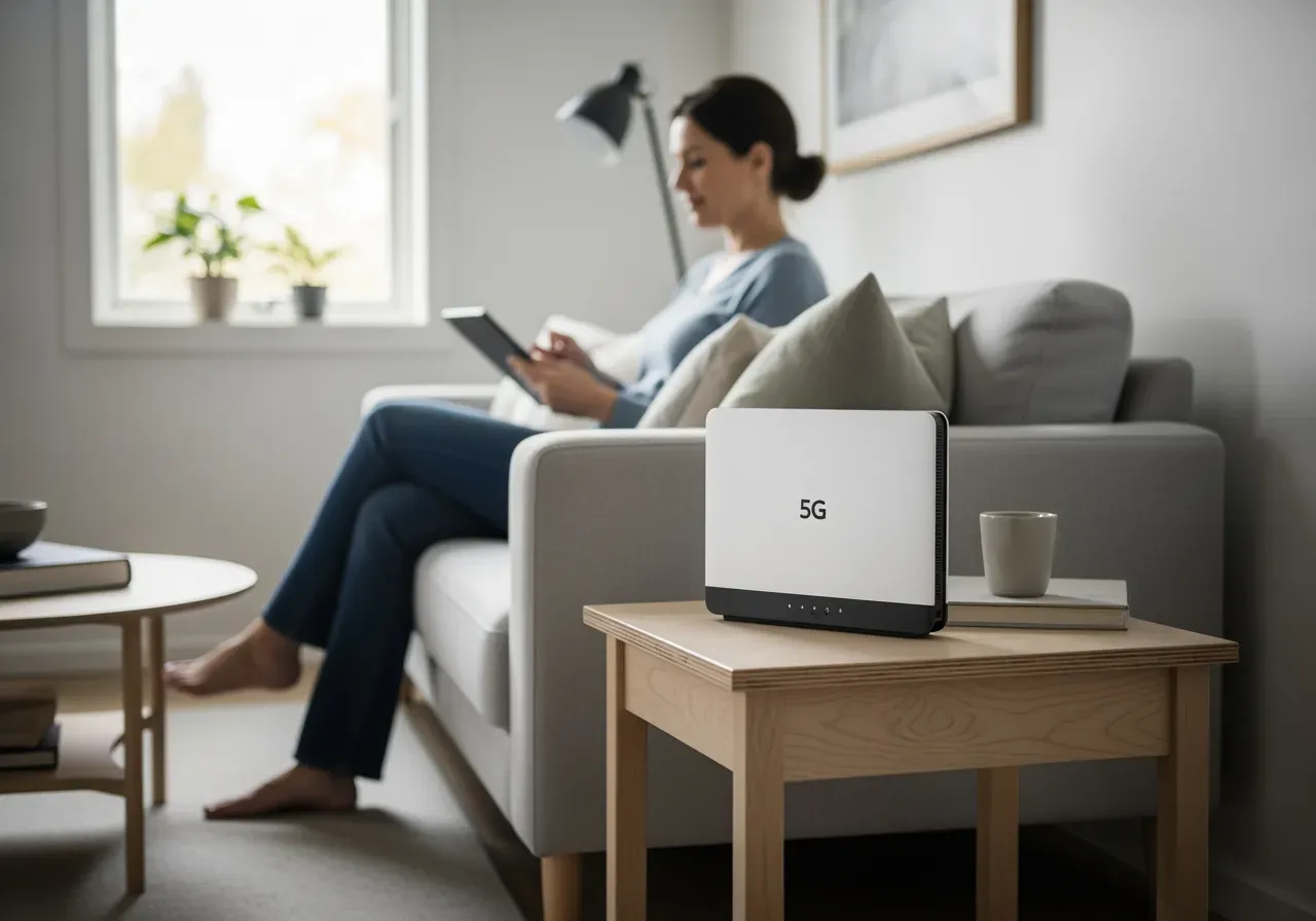 Smidigt internet med 5G‑router