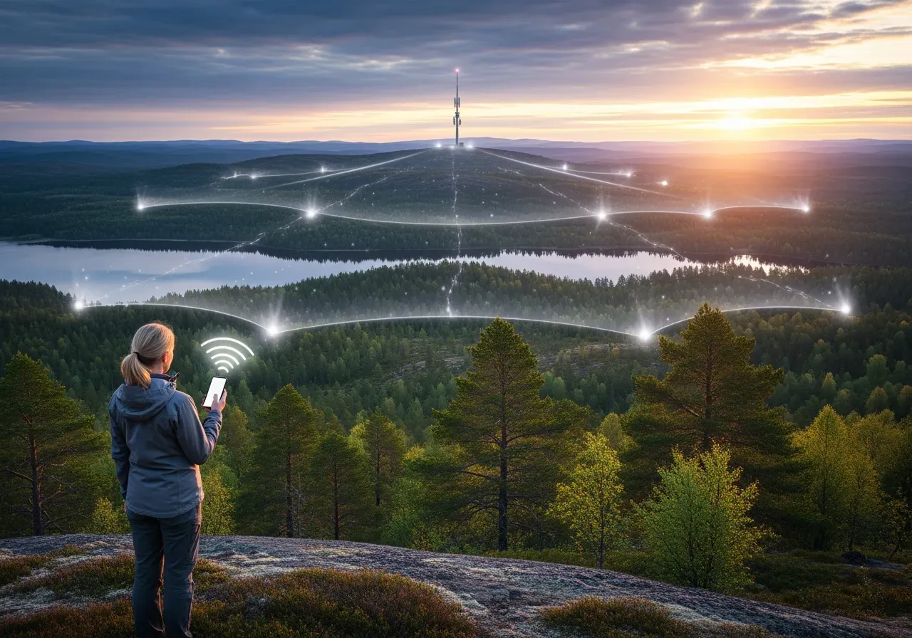 Överblick av 5G täckning