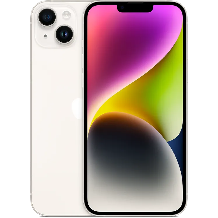 Apple iPhone 14 Plus 128GB - Vit Med Abonnemang 36 x 195 SEK