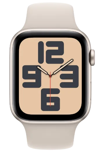 Apple Watch SE gen2 4G - Sportband Vit Med Abonnemang 36 x 126 SEK