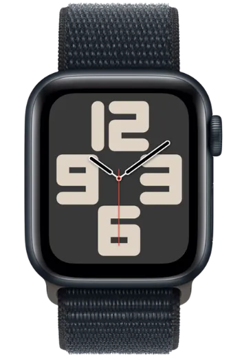 Apple Watch SE gen2 4G - Sportloop Svart Med Abonnemang 36 x 115 SEK