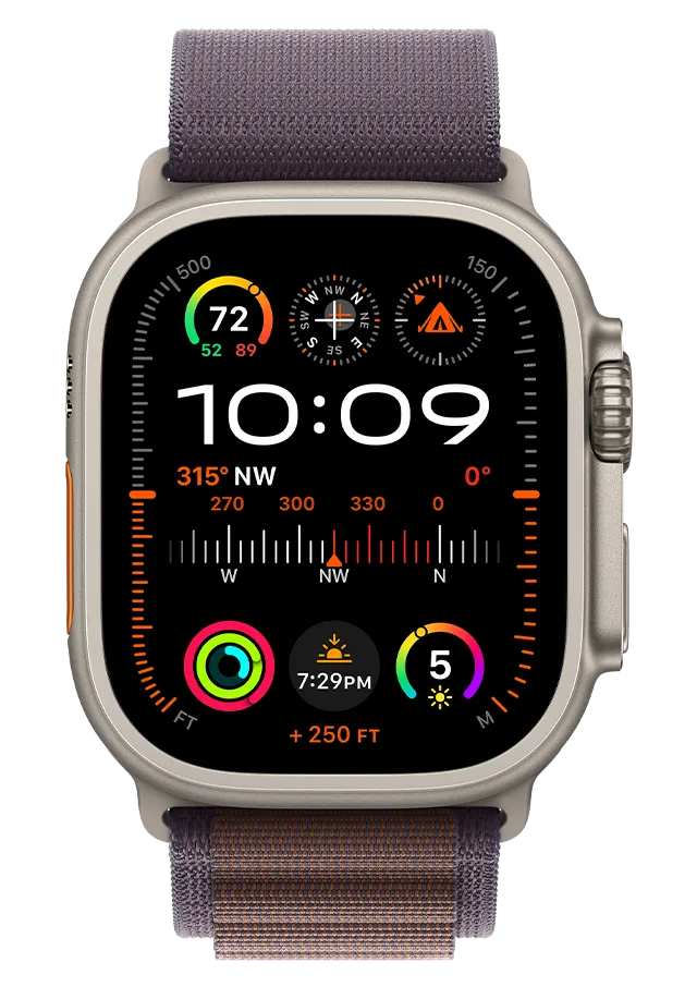 Apple Watch Ultra 2 4G - Bergsloop Large Indigo Med Abonnemang 36 x 319 SEK