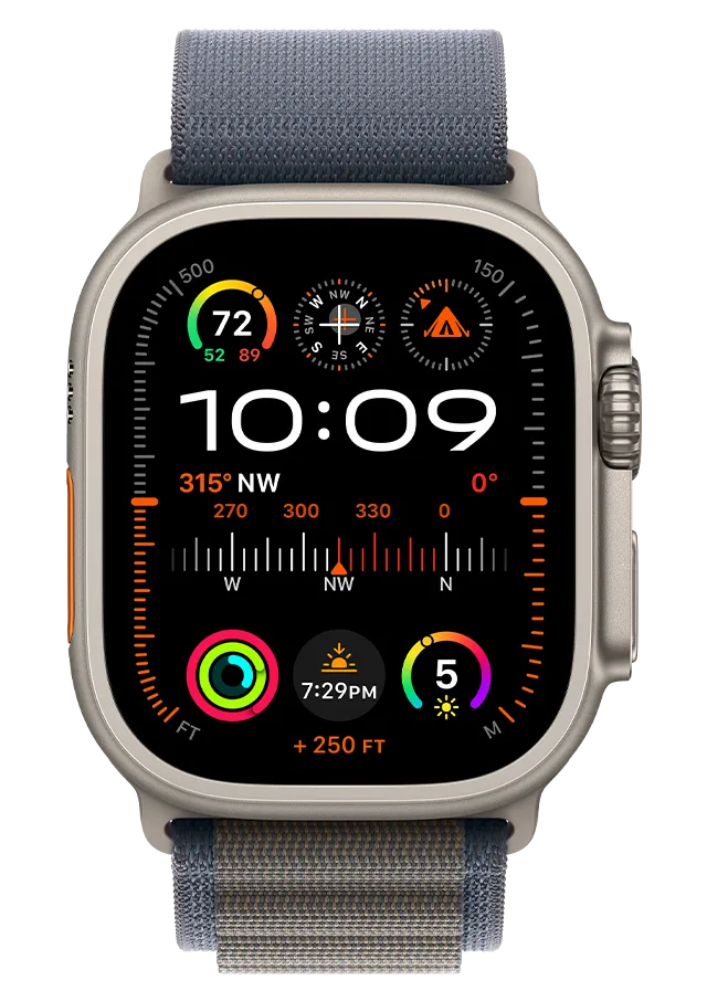 Apple Watch Ultra 2 4G - Bergsloop Medium Blå Med Abonnemang 36 x 319 SEK