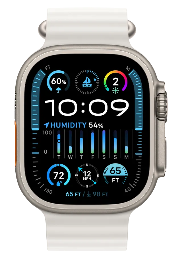 Apple Watch Ultra 2 4G - Havsband Vit Med Abonnemang 36 x 319 SEK