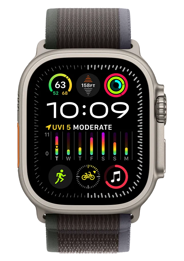 Apple Watch Ultra 2 4G - Terrängloop S/M Blå/Svart Med Abonnemang 36 x 319 SEK